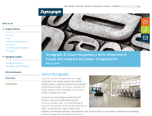 Tablet Screenshot of dynagraph.net